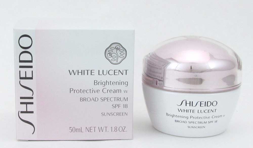 Shiseido White Lucent Brightening Protective Cream w SPF18 1.8 oz NIB
