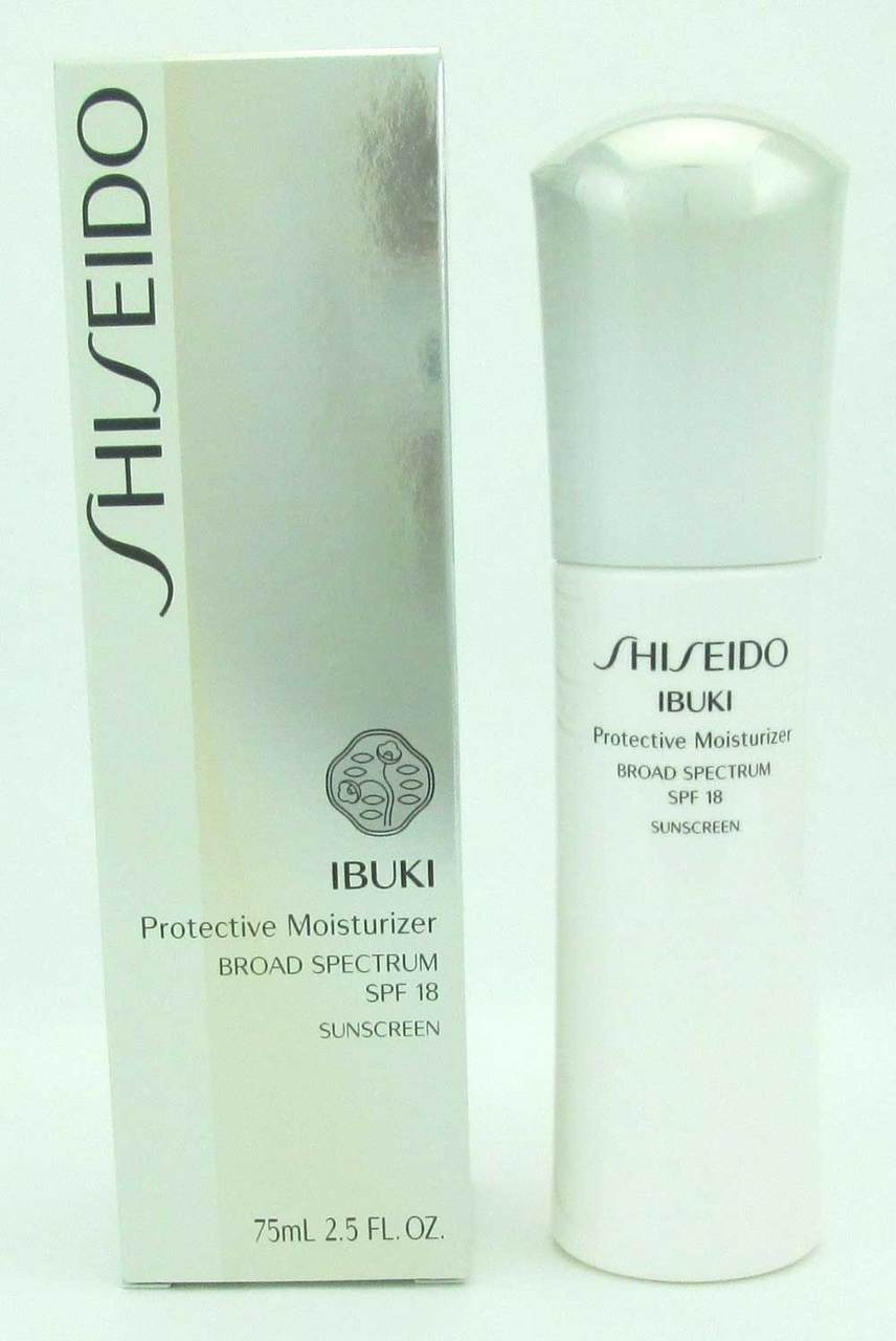 Shiseido Ibuki Protective Moisturizer SPF 18 75 ml/ 2.5 oz NIB