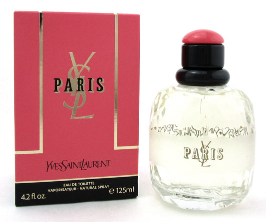 Paris Perfume by YSL 4.2 oz EDT Spray for Women. New. No Cellophane. Damaged Box