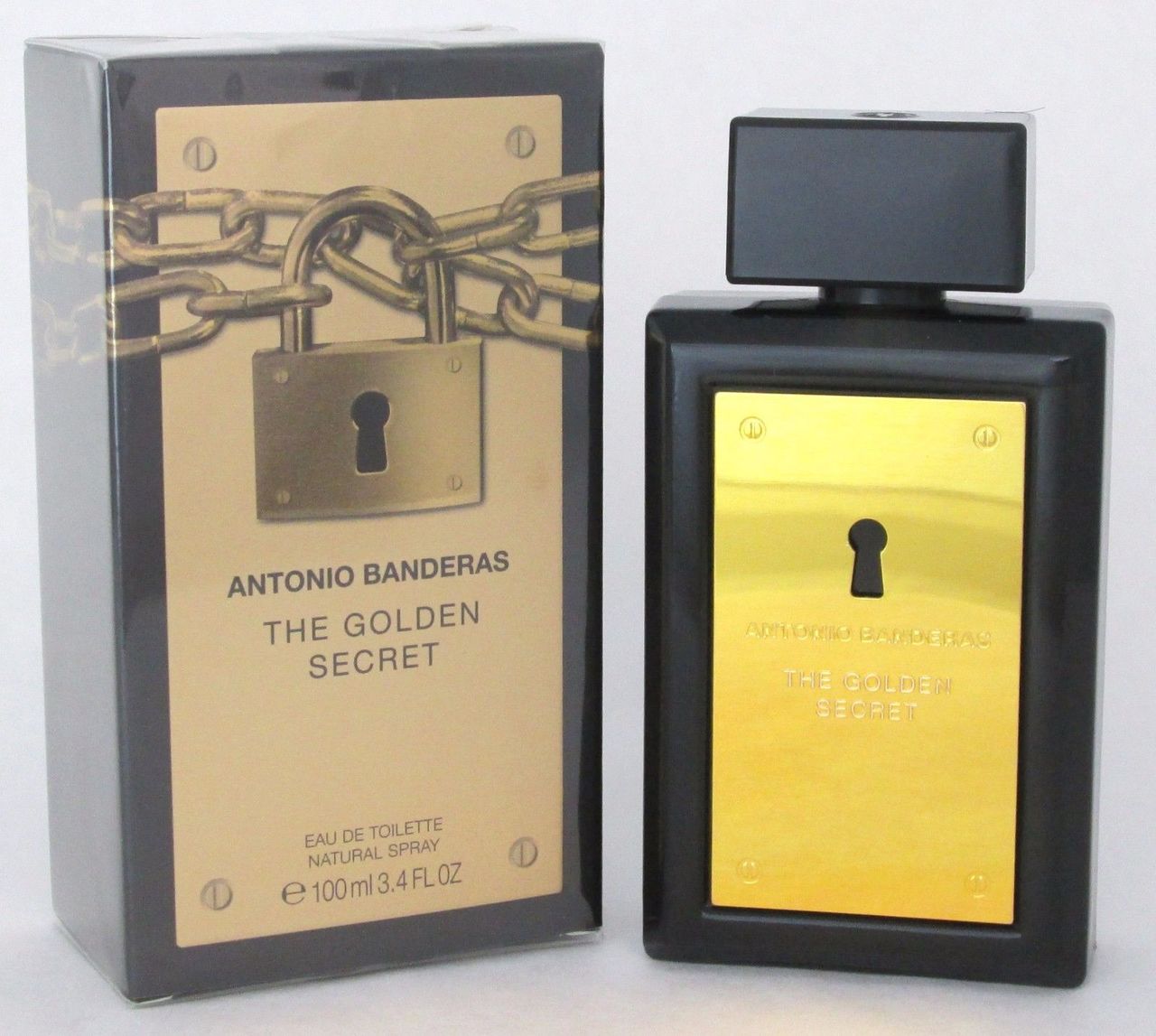 The Golden Secret by Antonio Banderas for Men EDT Spray 3.4 oz NIB