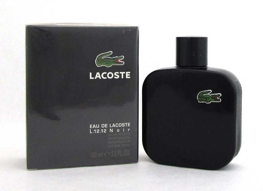 Eau de Lacoste L.12.12 Noir Eau de Toilette Spray 3.3oz. Men*Damag.Box
