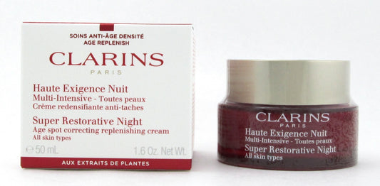 Clarins Super Restorative Night Cream All Skin Types 1.6 oz NIB