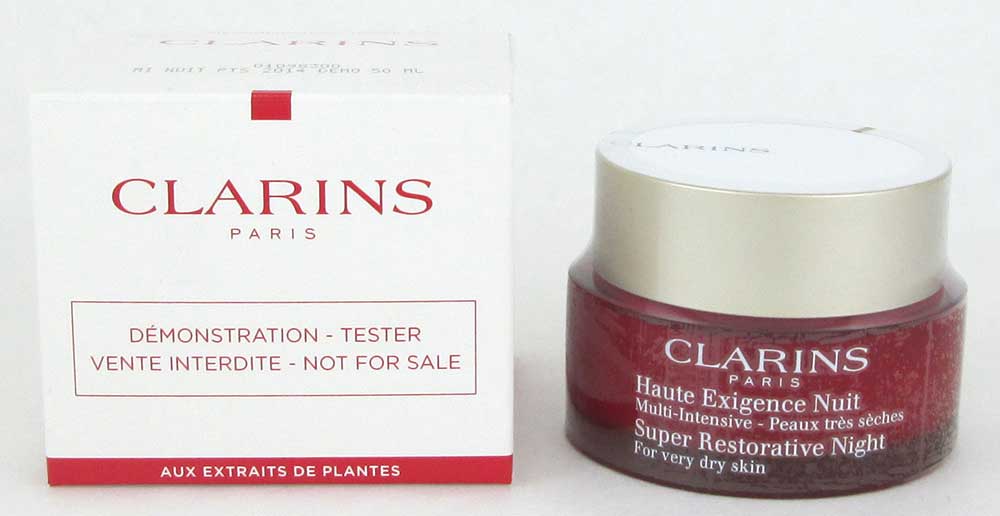 Clarins Super Restorative Night Cream Very Dry Skin 1.7oz/50ml *Tester