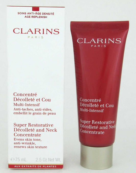 Clarins Super Restorative Decollete And Neck Concentrate 2.5 oz NIB