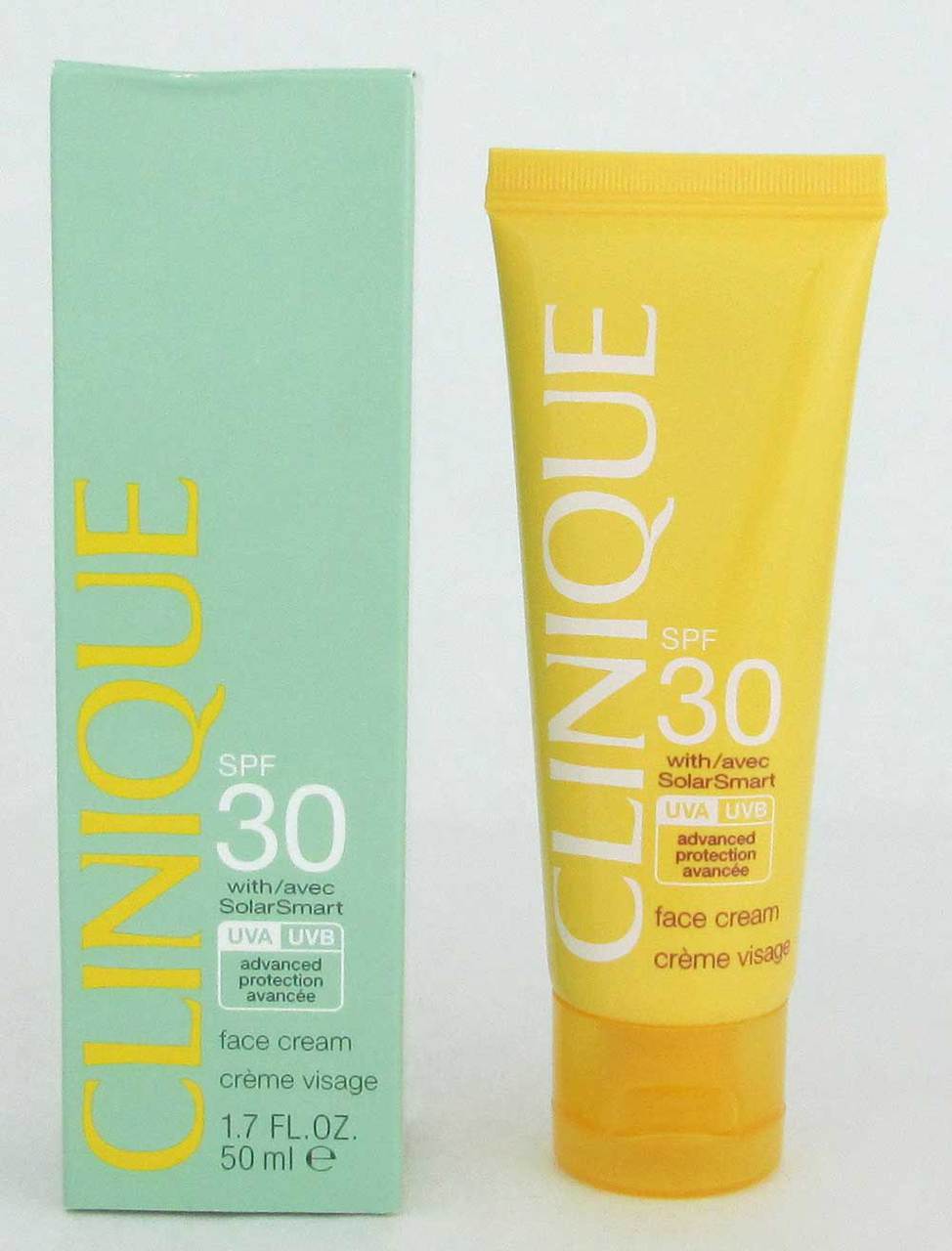 Clinique Sun SPF 30 Face Cream UVA/UVB 50 ml/ 1.7 oz Damaged Box