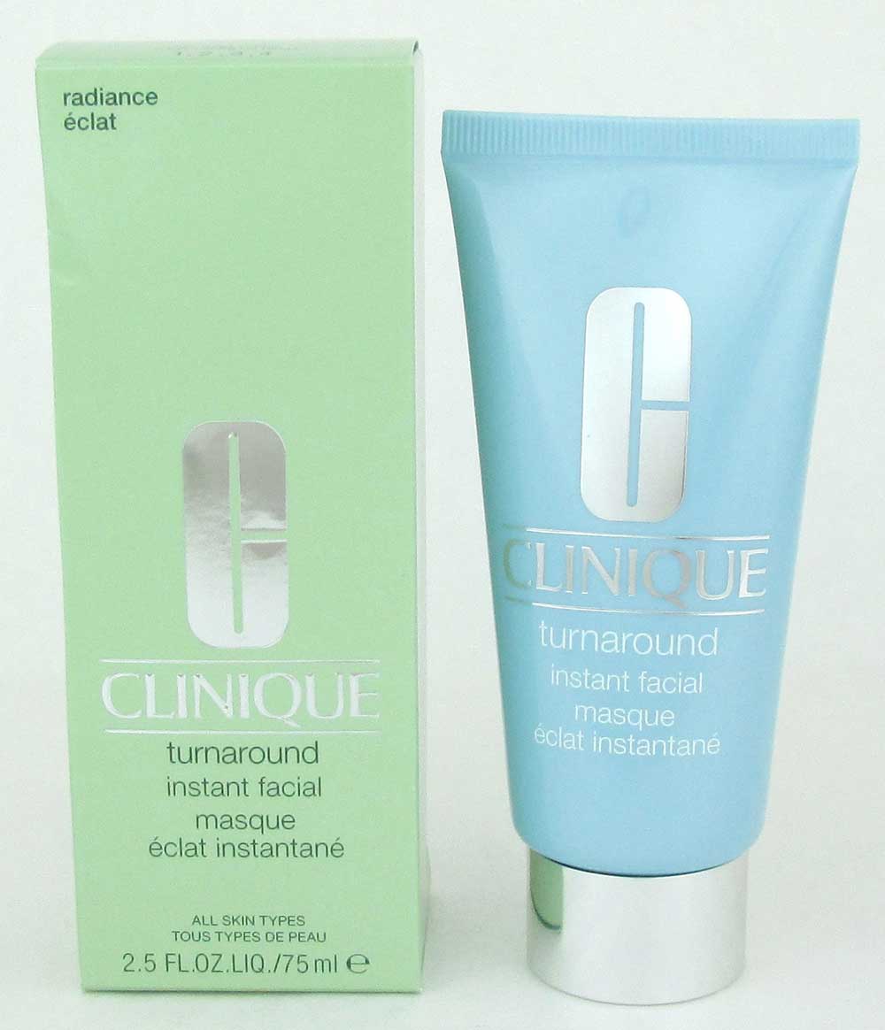 Clinique Turnaround Instant Facial All Skin Types 2.5 oz.Damaged Box