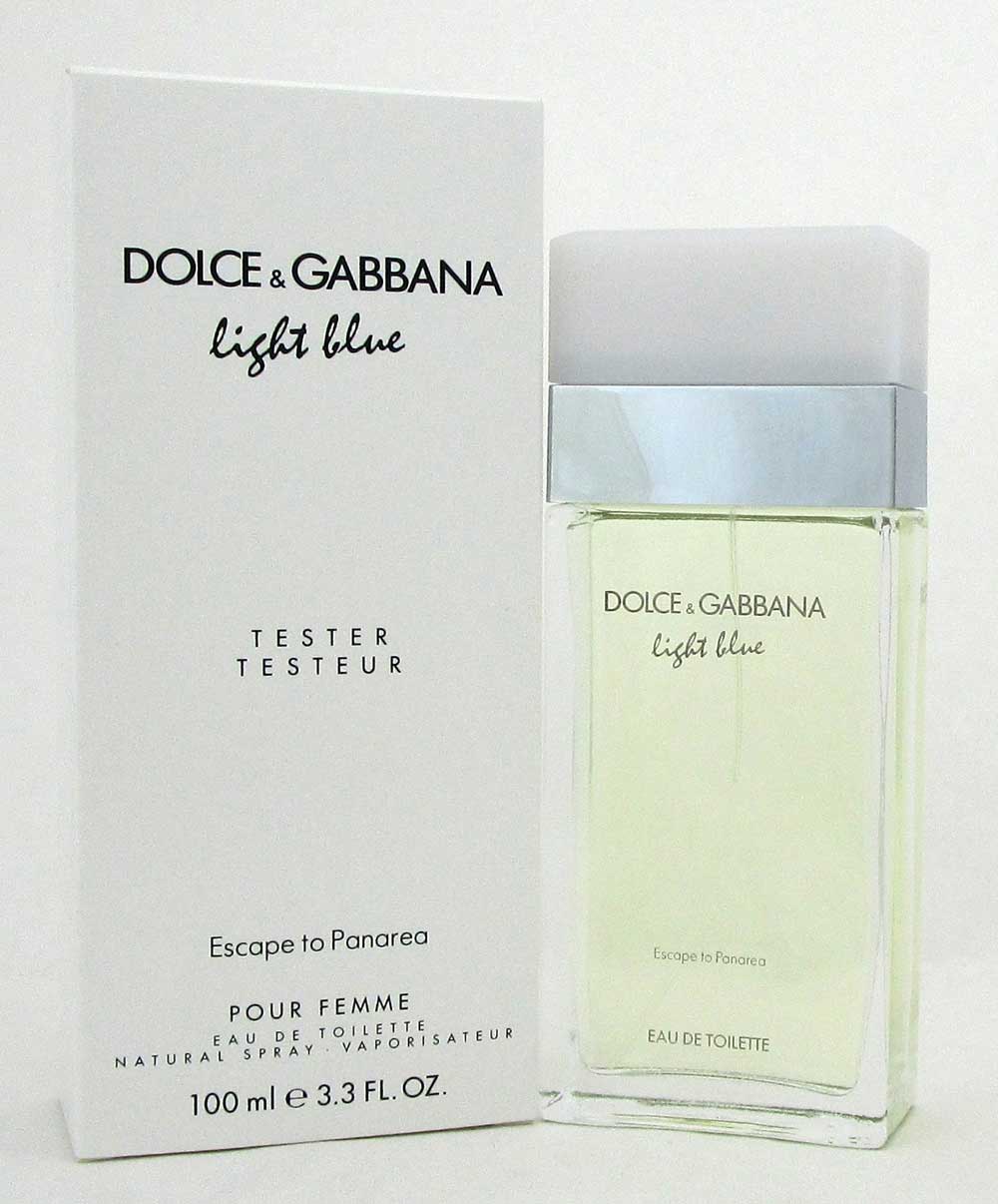 Light Blue Escape to Panarea by Dolce&Gabbana EDT Spray 3.3oz *Tester