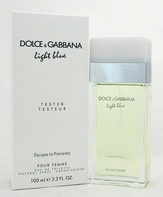 Light Blue Escape to Panarea by Dolce&Gabbana EDT Spray 3.3oz *Tester