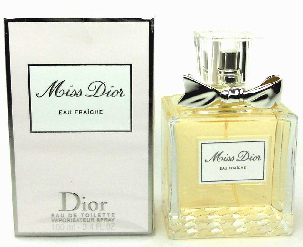 Miss Dior Eau Fraiche by Christian Dior 3.4oz.EDT Spr.New.Damaged Box
