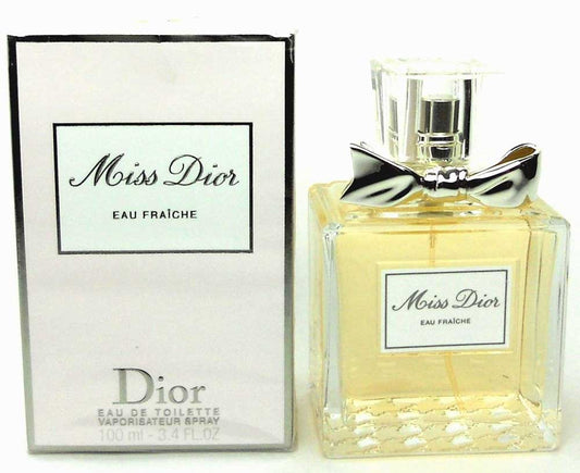 Miss Dior Eau Fraiche by Christian Dior 3.4oz.EDT Spr.New.Damaged Box