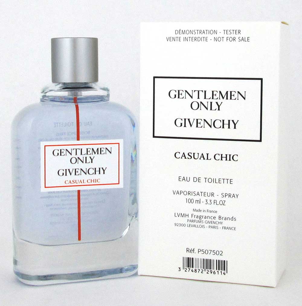 Givenchy Gentlemen Only Casual Chic EDT Spray 3.3oz/100ml Men *Tester