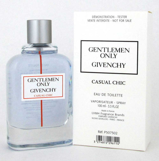 Givenchy Gentlemen Only Casual Chic EDT Spray 3.3oz/100ml Men *Tester