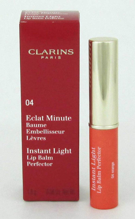 Clarins Instant Light Lip Balm Perfector 04 Orange 1.8 g 0.06 oz NIB