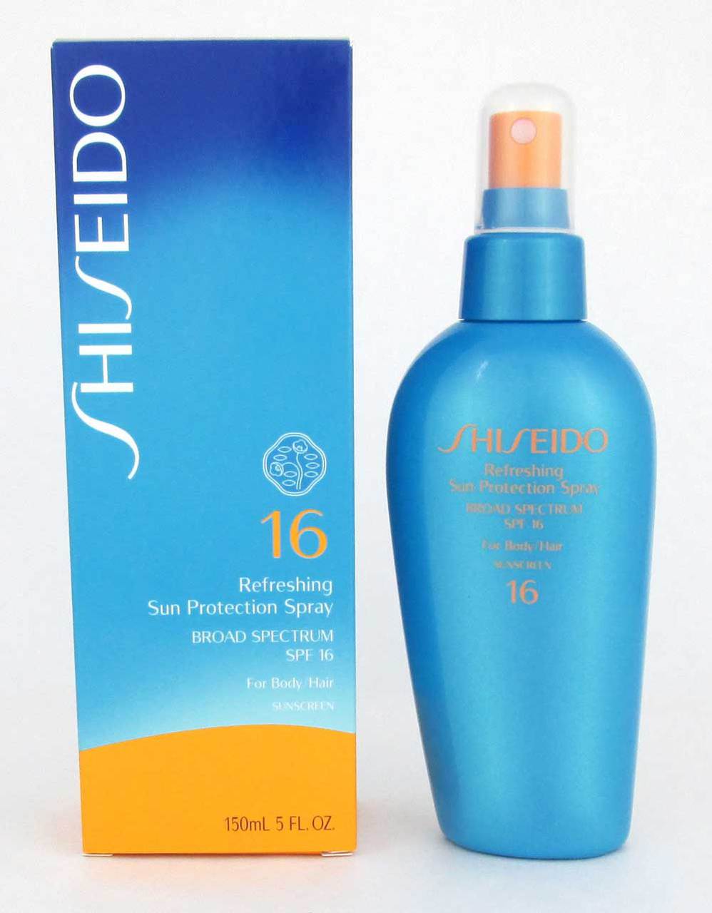 Shiseido Refreshing Sun Protection Spray SPF 16 Body/Hair 150ml/ 5oz