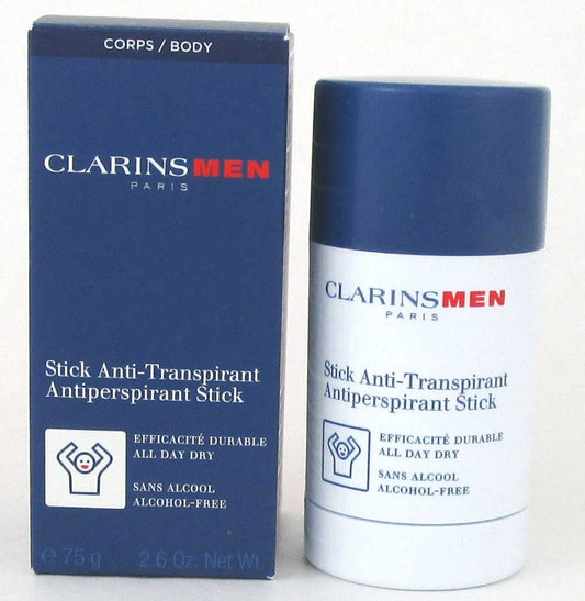 Clarins Men Antiperspirant Stick 2.6 oz. New in Box