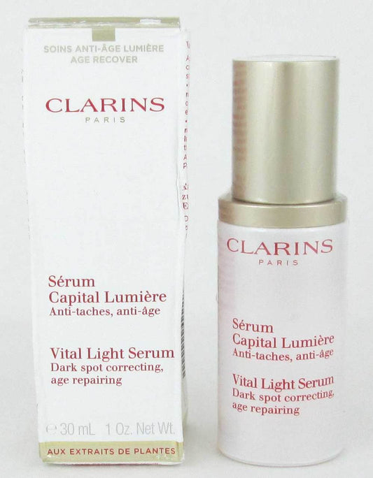 Clarins Vital Light Serum Dark Spot Correcting 1.0 oz./30 ml Damaged B