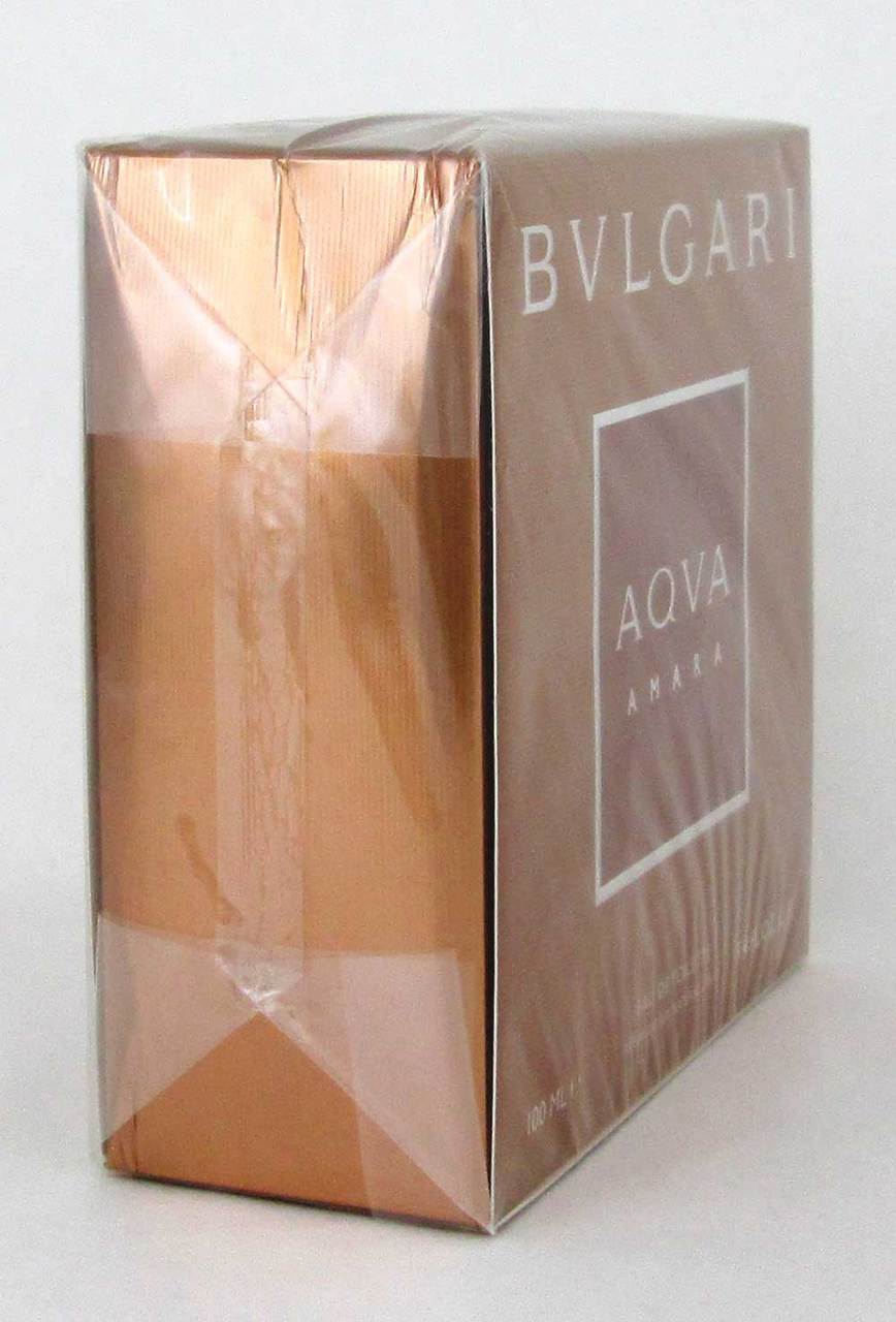 Bvlgari Aqva Amara Eau De Toilette Spray 3.4 oz. for Men *Damaged Box