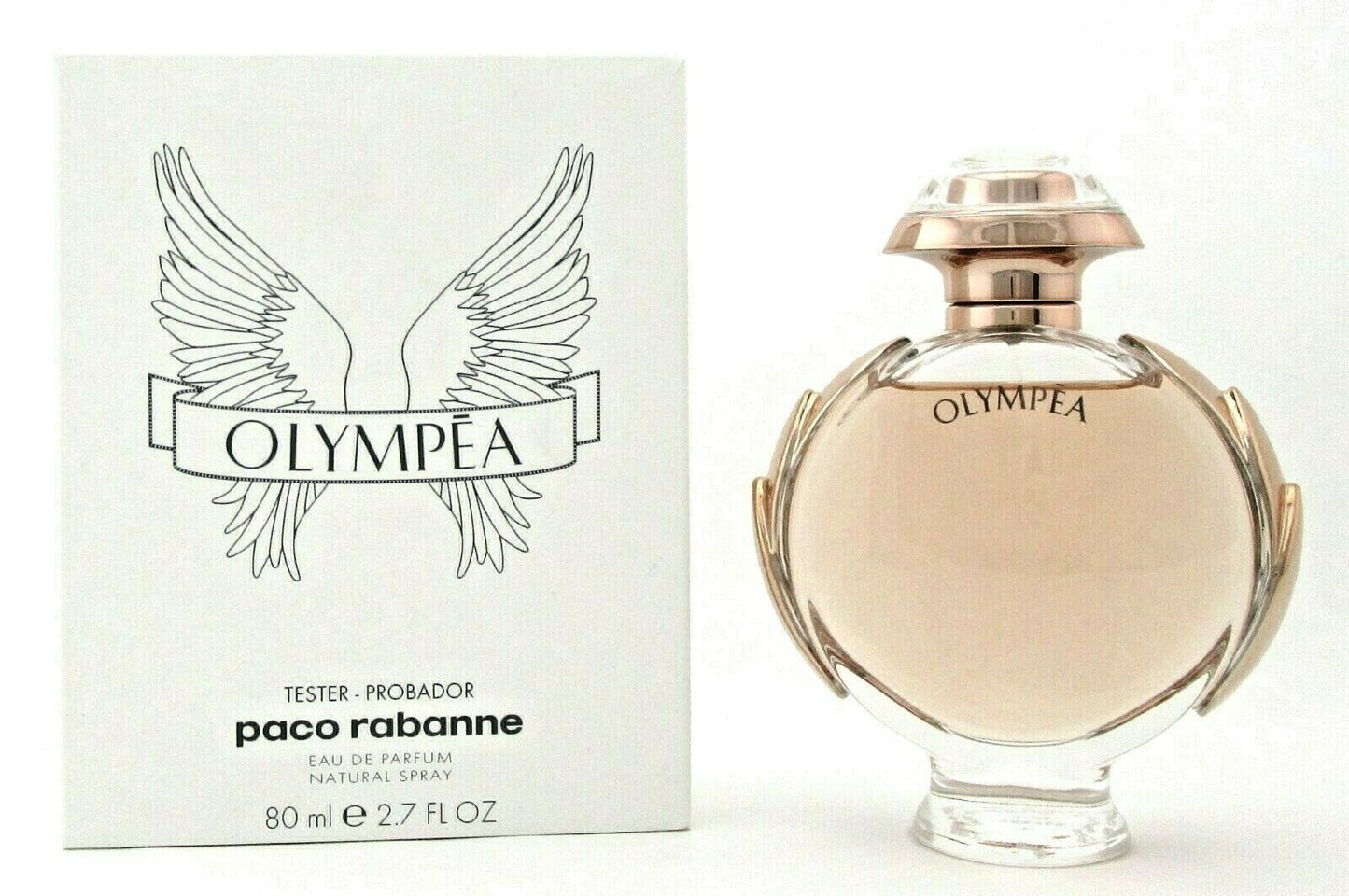 Olympea by Paco Rabanne 80 ml./ 2.7 oz. Eau de Parfum Spray for Women. New Tester w/Cap