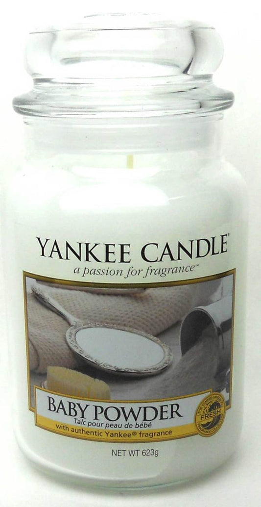 Yankee Candle BABY POWDER 22 oz./ 623 gr.Large Jar.Brand New