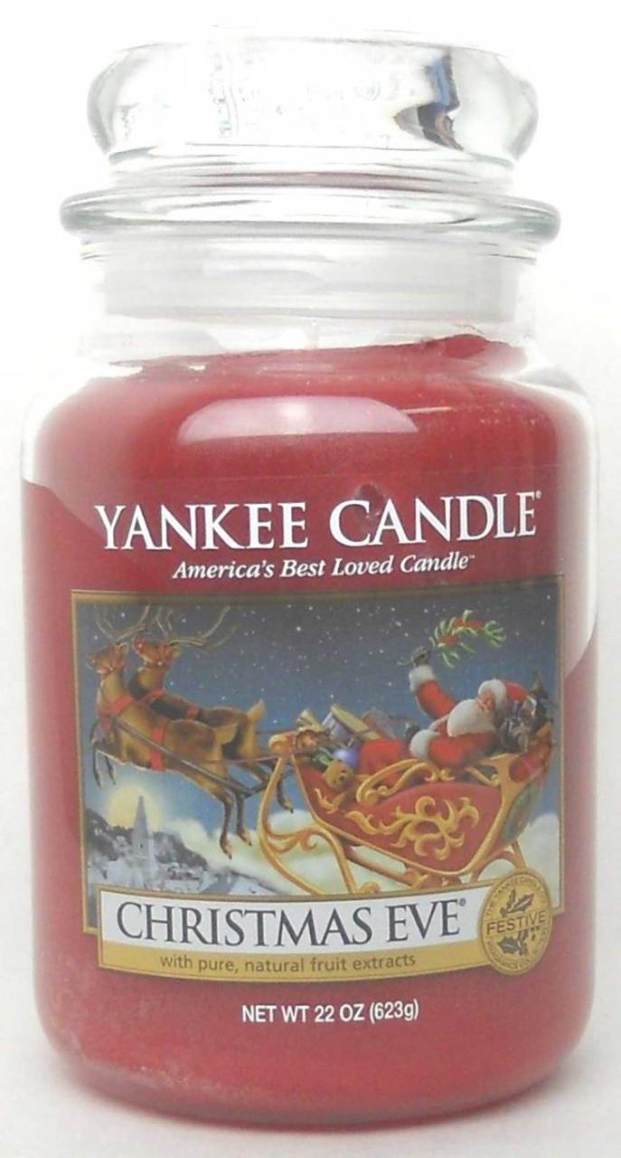 Yankee Candle CHRISTMAS EVE 22 oz./ 623 gr.Large Jar.Brand New