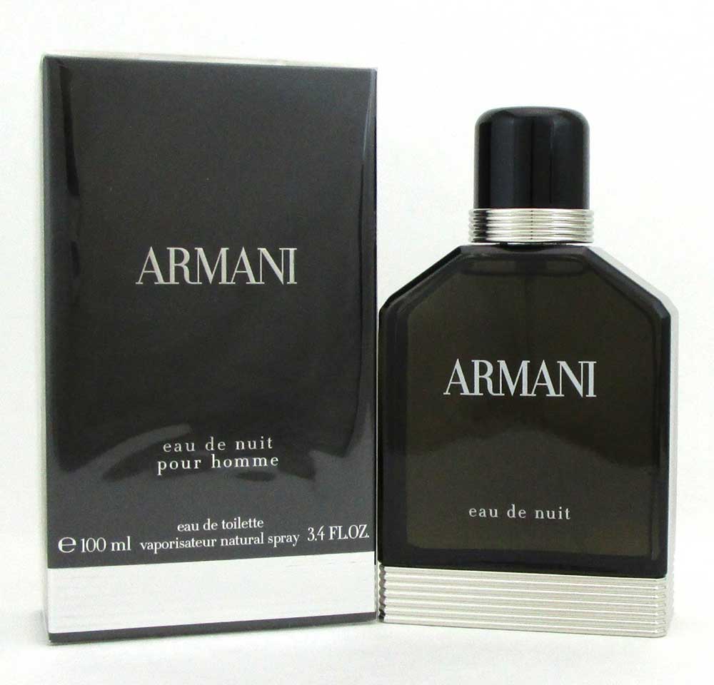 Armani Eau De Nuit by Giorgio Armani EDT Spray 3.4oz./ 100ml. Men New
