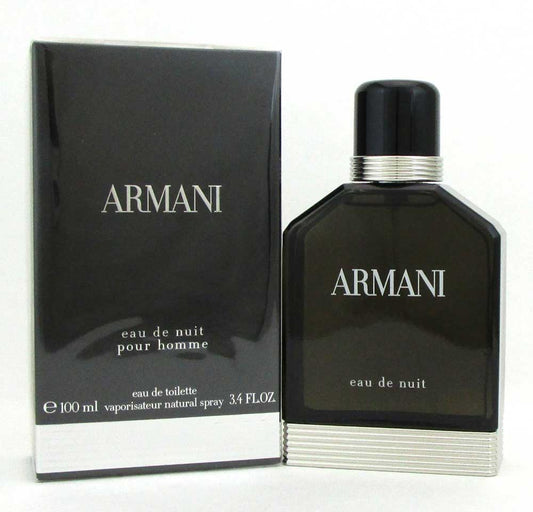 Armani Eau De Nuit by Giorgio Armani EDT Spray 3.4oz./ 100ml. Men New
