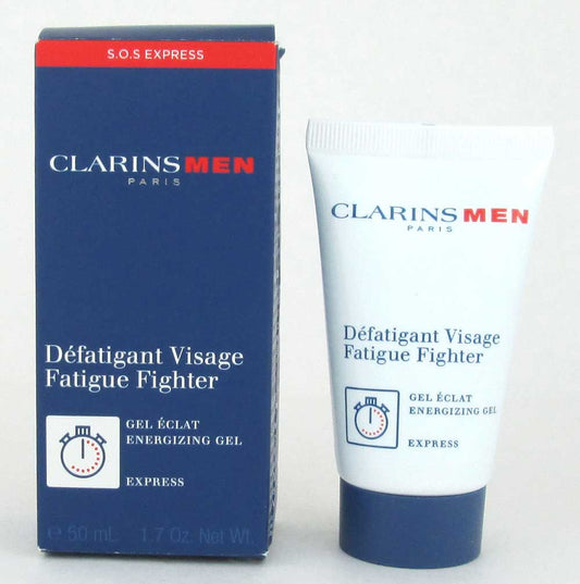 Clarins Men Fatigue Fighter Energizing Gel 1.7 oz/ 50 ml Damaged Box