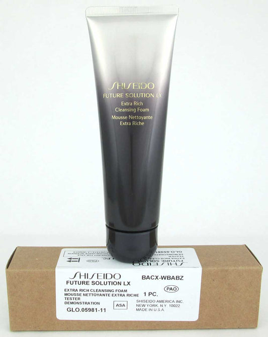 Shiseido Future Solution LX  Extra Rich Cleansing Foam 4.7 oz*Tester