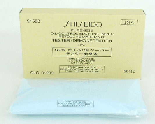 Shiseido Pureness Oil Control Blotting Paper 100 Sheets *Tester