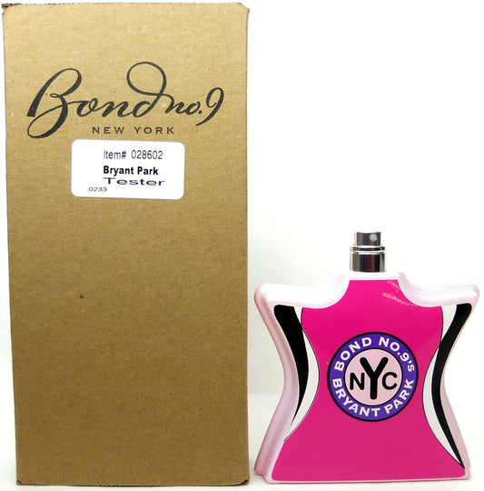 Bond No.9 Bryant Park Perfume 3.3 oz. EDP Spray Tester. New. NO cap
