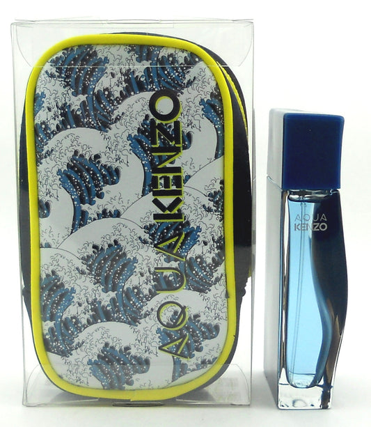 Aqua Kenzo Pour Homme Cologne by Kenzo 1.7 oz.EDT Spray with Pouch in Clear Box