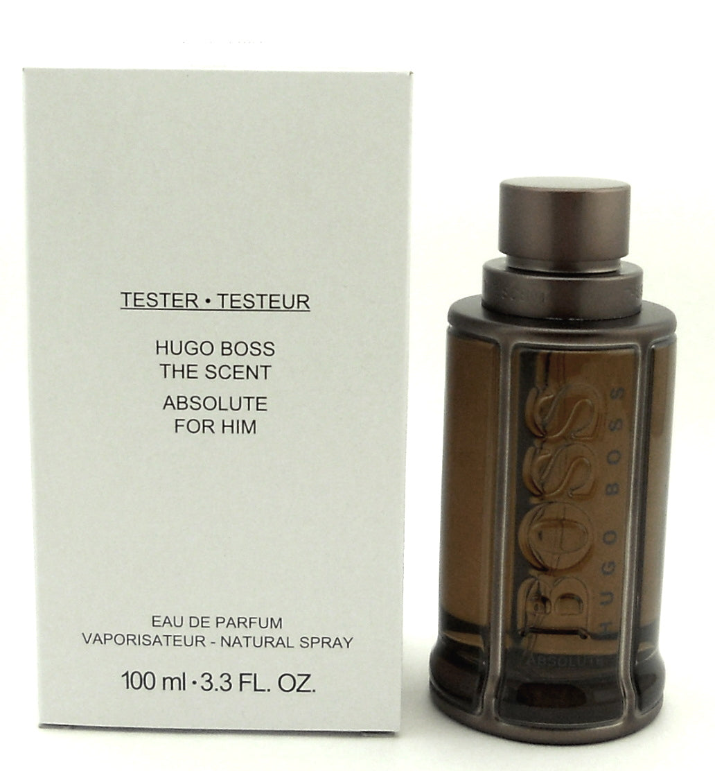 Hugo Boss The Scent ABSOLUTE for Him 3.3 oz. EDP Spray. Tester w/Cap