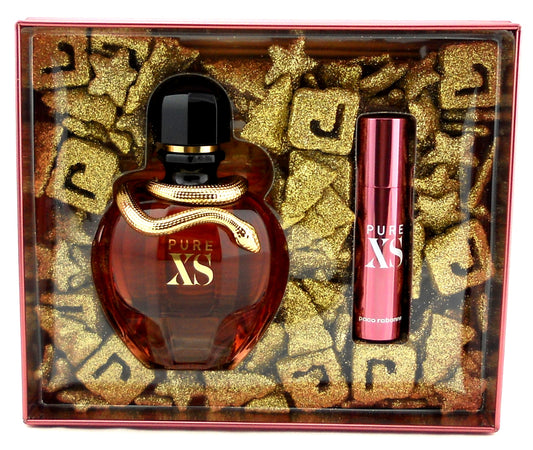 PURE XS for Her by Paco Rabanne 2.7 oz.EDP Spray + 0.34 oz EDP Travel Spray. New Set