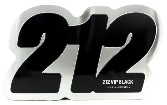212 VIP BLACK by Carolina Herrera Set for Men 3.4 oz EDP Spray+Shower Gel 3.4 oz