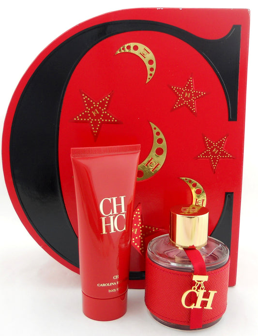 CH by Carolina Herrera 3.4 oz.EDT Spray + 3.4 oz.Body Lotion Gift Set
