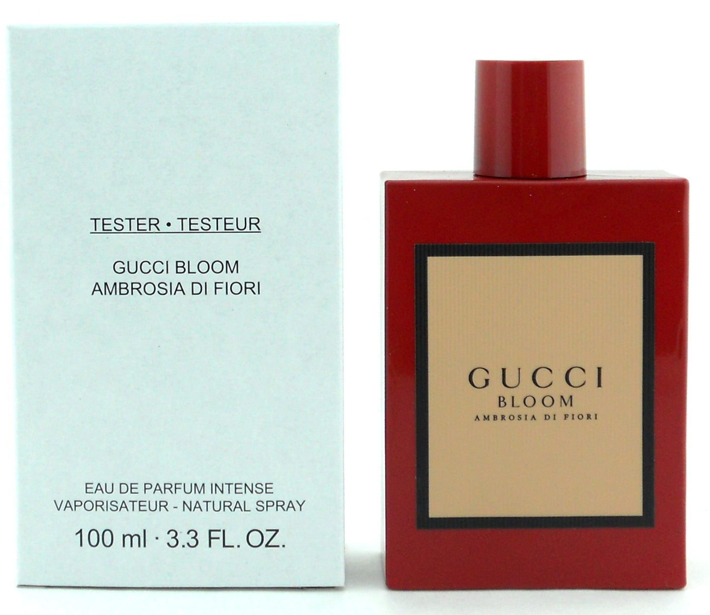 Gucci Bloom Ambrosia Di Fiori Perfume by Gucci 3.3 oz. EDP Intense Spray Tester
