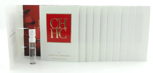 CH Carolina Herrera EDT Spray Ladies Sample Vials in Sealed Bag Lot of 12 pcs.
