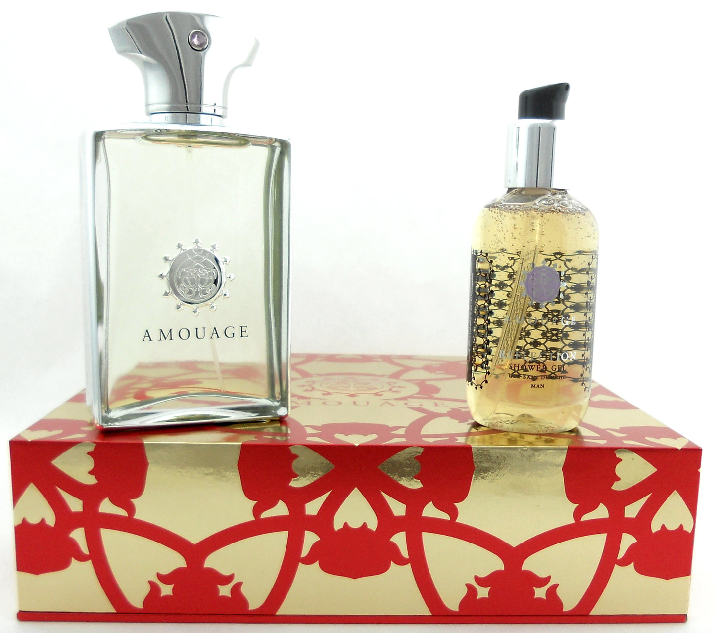 Amouage Reflection Man 3.4 oz.EDP Spray + 3.3 oz S/Gel New Set in Sealed Box