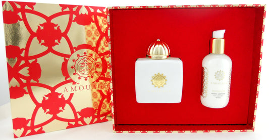 Honour Women by Amouage 3.4 oz EDP Spray + 3.3 oz Lotion New Set in Sealed Box