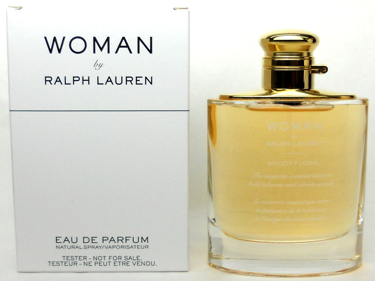Woman by Ralph Lauren Eau de Parfum Spray 3.4 oz. Tester. New.
