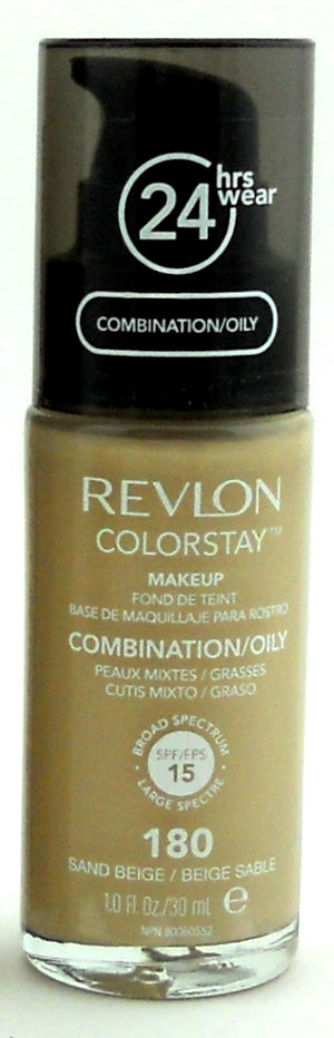 Revlon Colorstay Makeup for Combination/ Oily Skin 180 Sand Beige 1 Fl Oz. Case Of 48 Pcs.| Wholesale