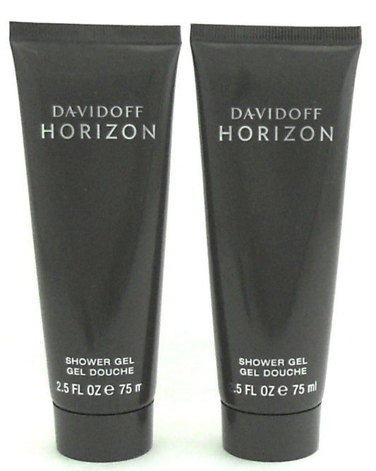 Horizon by Davidoff Shower Gel for Men 2.5 oz. Unboxed. Lot of 2.