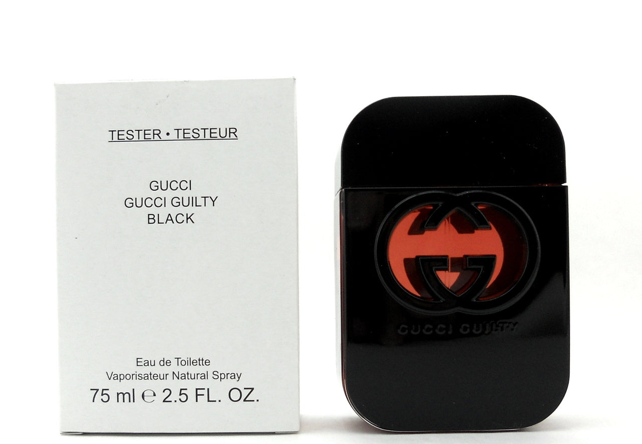 Gucci Guilty Black Perfume 2.5 oz. Eau De Toilette Spray Never used Tester