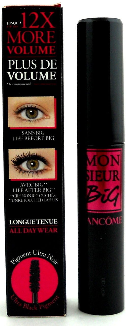 Lancome Monsieur Big Mascara All Day Wear 01 Black. Full size.NIB