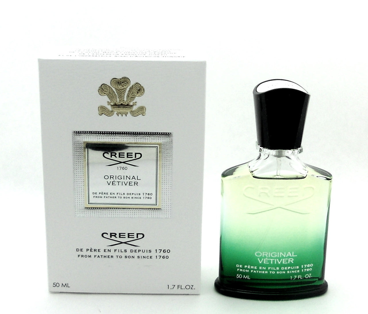 Creed Original Vetiver 1.7 oz. Eau De Parfum Spray New in Sealed Box