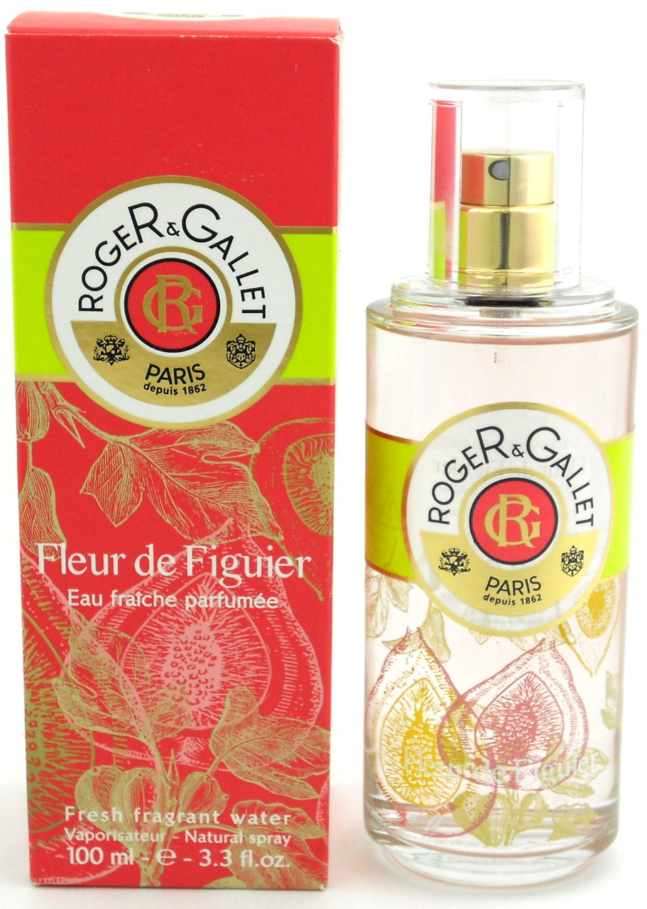 Fleur de Figuier by Roger & Gallet for Women 3.3 oz.Fresh Fragrant Water Spray. Brand New.