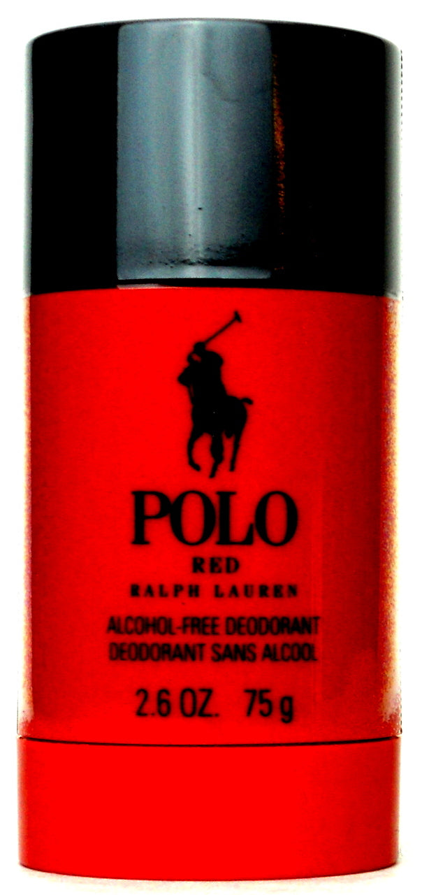 Polo Red by Ralph Lauren Alcohol Free Deodorant Stick 2.6 oz.for Men