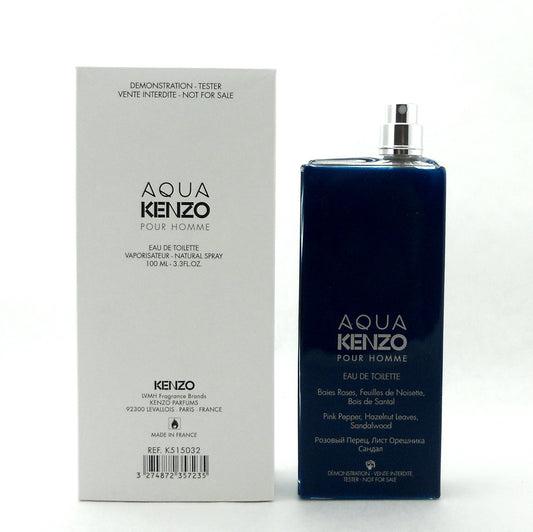 Aqua Kenzo Pour Homme Cologne for Men 3.3 oz EDT Spray Tester Never used