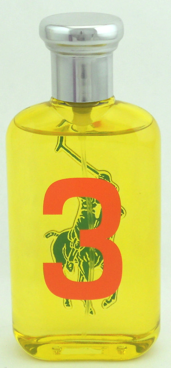 Polo Big Pony #3 (Yellow) by Ralph Lauren for Women EDT Spray 3.4 oz. New.No Box with Cap.