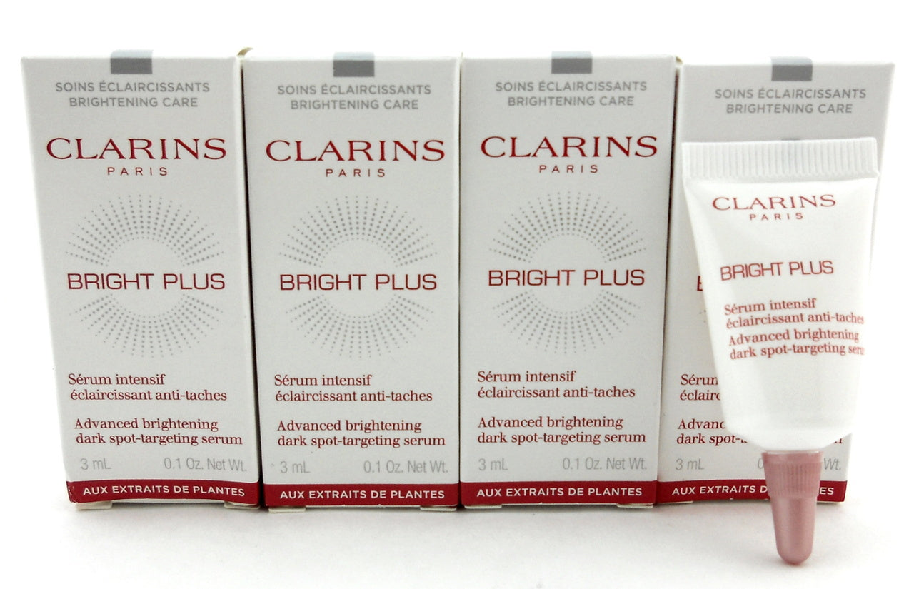 Clarins Bright Plus Dark Spot Targeting Serum Travel Size 0.1oz./3ml. LOT of 8